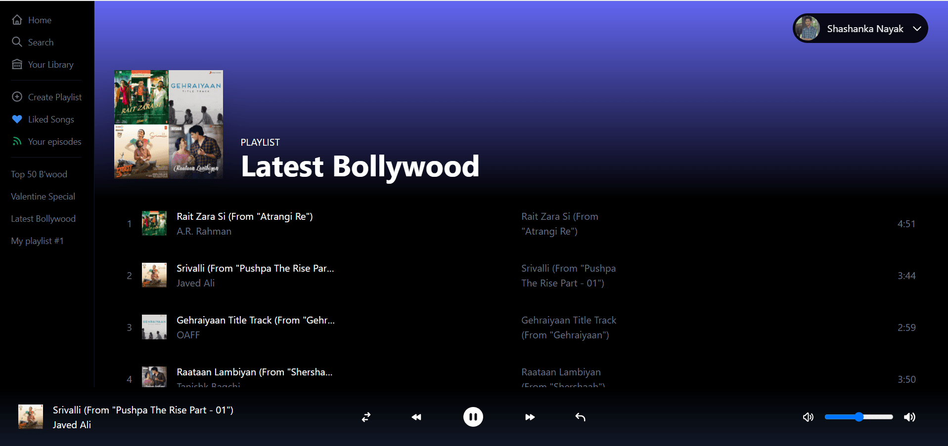Spotify Clone